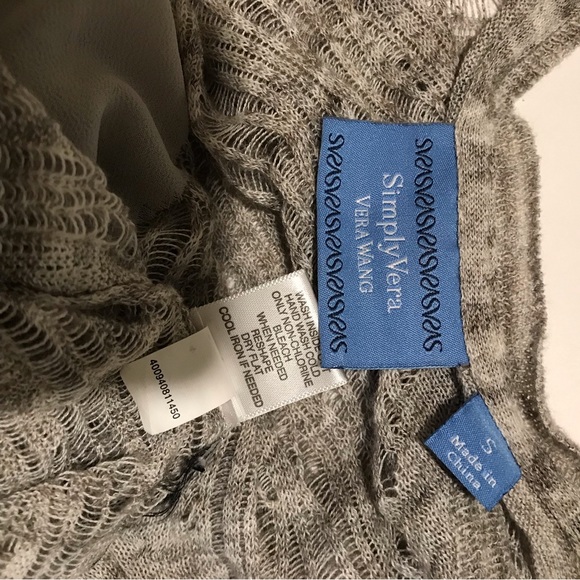 Simply Vera Wang Bundle Tops Scoop Neck Long Sleeves Size Small - Picture 13 of 13